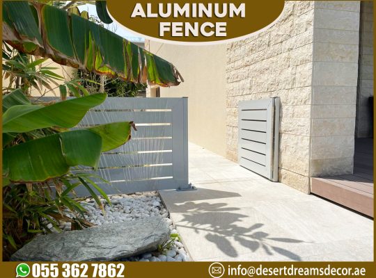 Aluminum Slatted Fences in Uae | Design, Fabrication and Install Aluminum Fences Uae