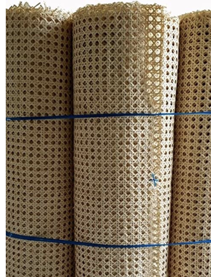 Rattan Cane Webbing Roll, 60cm x100cm Weave Cane Mesh,Wicker Natural