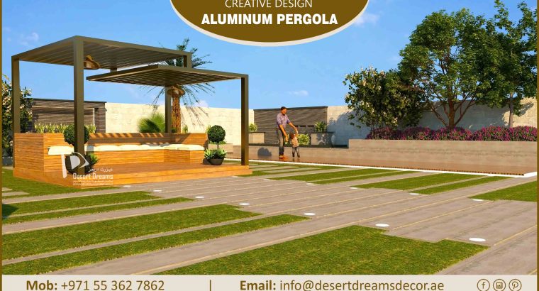 Aluminum Pergola Suppliers in Uae | We Use Strong Aluminum Frames | Dubai.