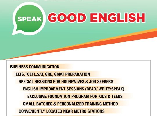 Spoken English and Business Correspondence Training