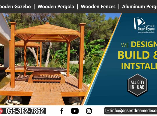 Octagon Shape Gazebo | Hexagon Shape Gazebo | Indoor and Outdoor Wooden Gazebo Uae.