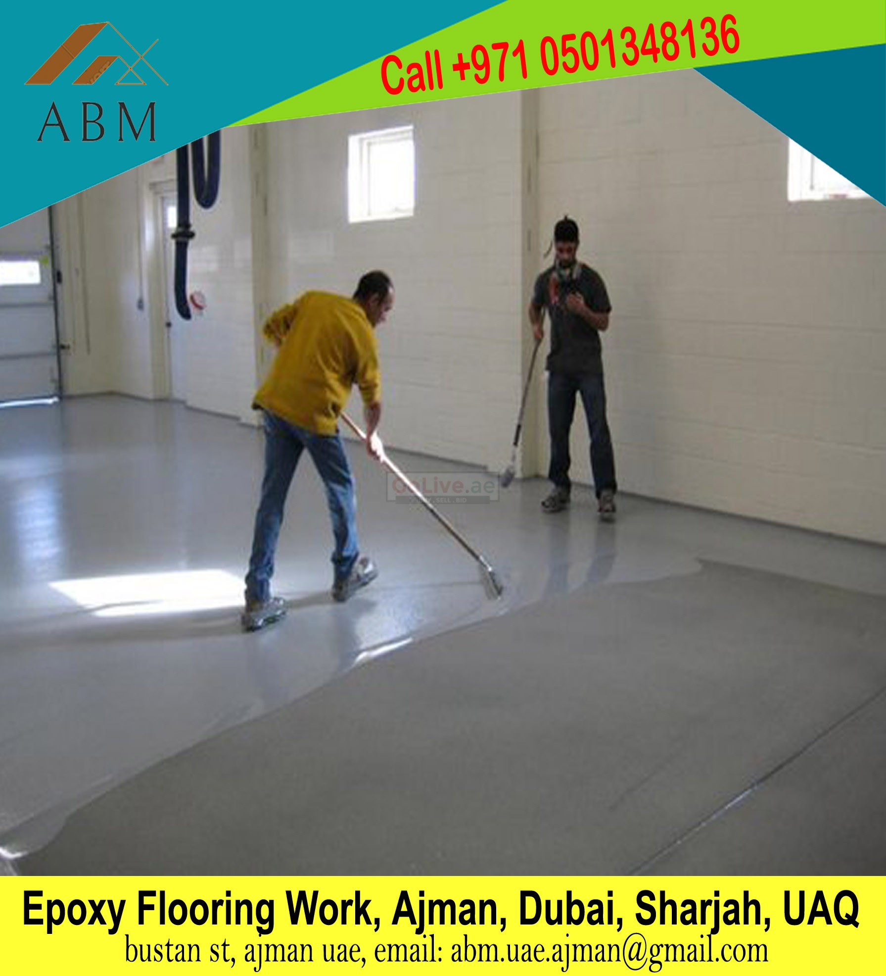 Epoxy Floor Works Sharjah Ajman Dubai