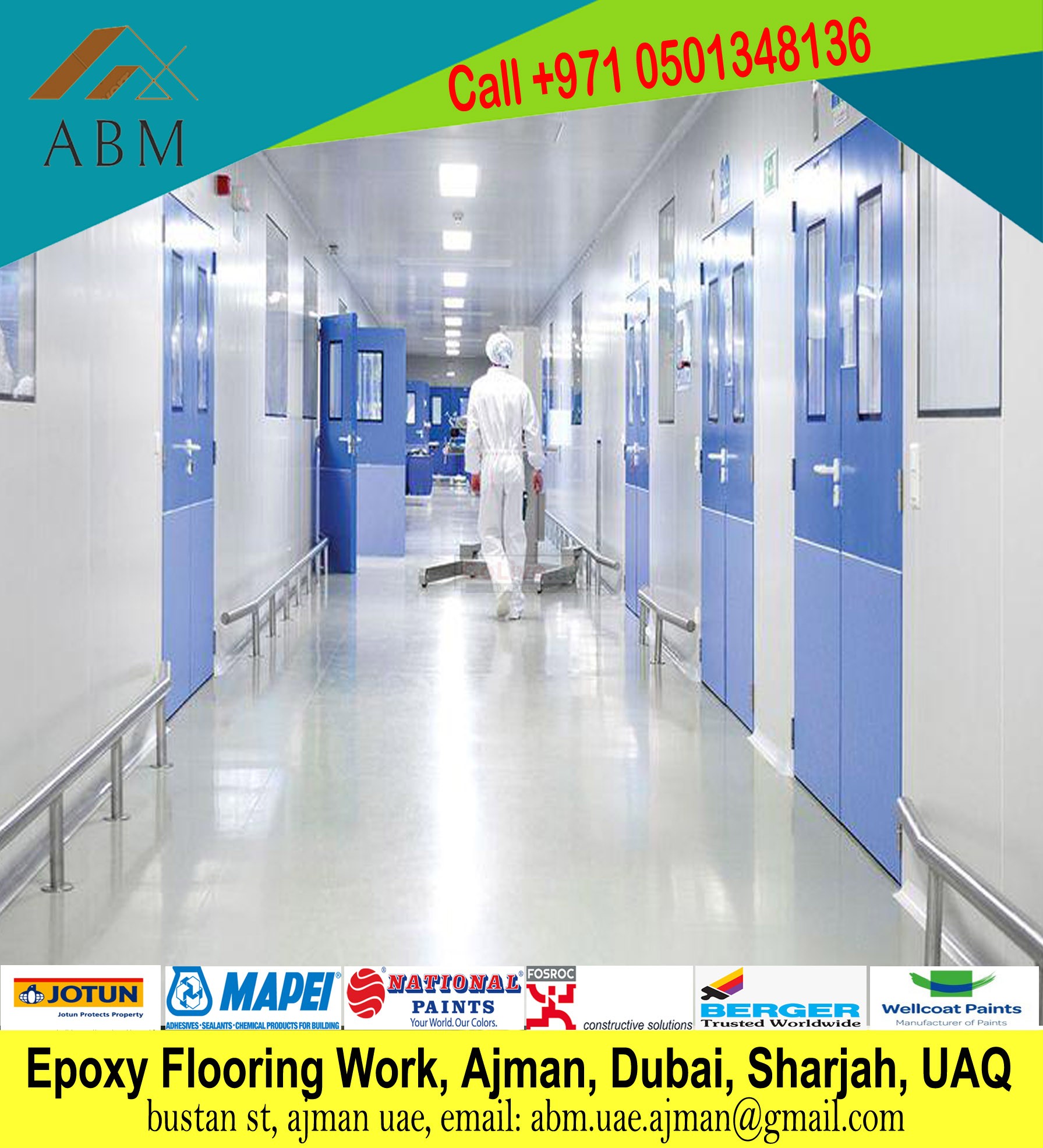 Professional Epoxy Flooring Work Company Sharjah