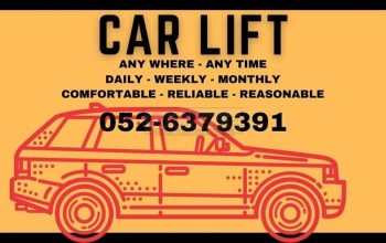Car Lift / Pick & Drop Service Available!