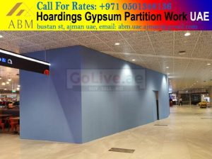 Gypsum Hoarding Works Company Sharjah Dubai