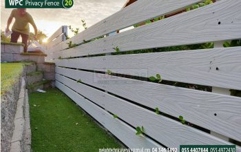Privacy Wooden Fence | Garden Fence | Picket Fence in Dubai- Abu Dhabi