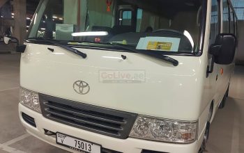 14,30 seatable Toyota van available for rent with driver