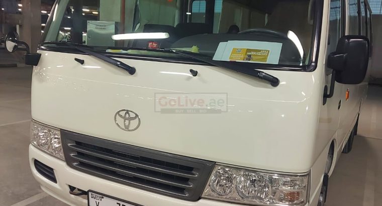 14,30 seatable Toyota van available for rent with driver
