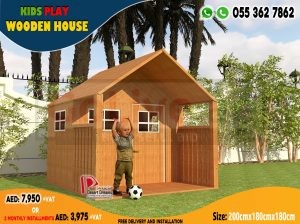 Kids Play Wooden House Suppliers in Uae | Kids Play Wooden Items | Wooden Benches.