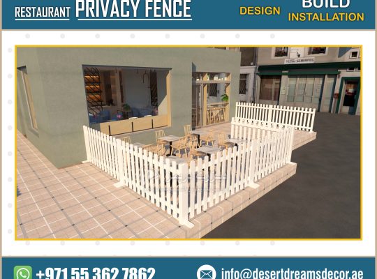 Free Standing Wooden Fences Suppliers in Uae | Kids Play Ground Area Fences | Dubai.