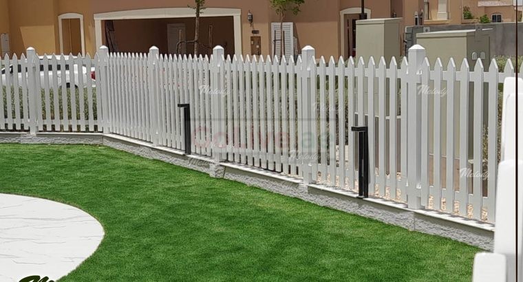 Garden Fencing in Dubai | Wooden Fence Suppliers | Picket Fence in UAE