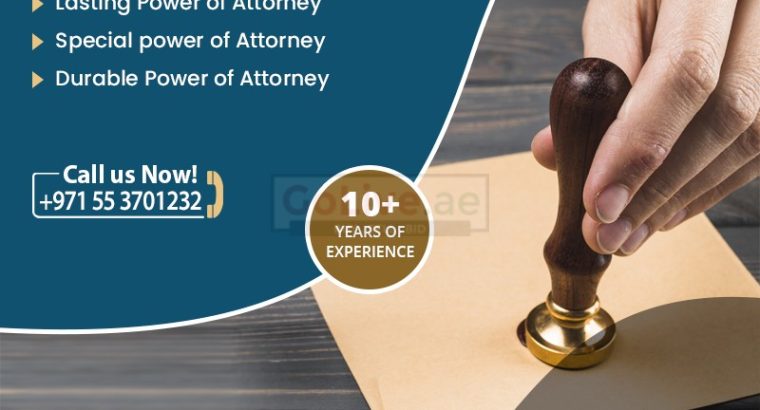 Power of Attorney Drafting and Notarization services