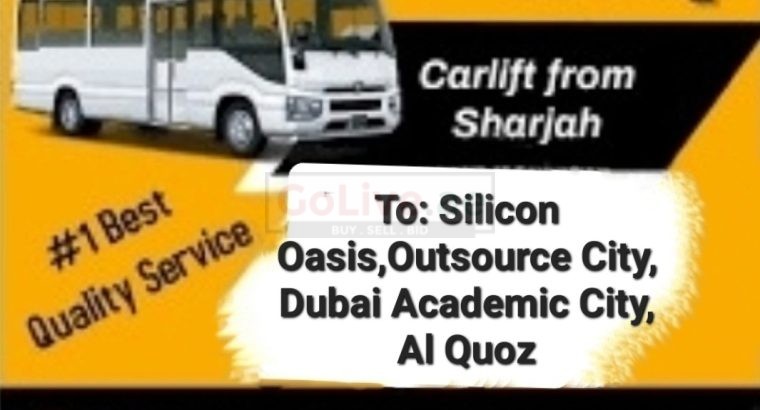 Pick and Drop Service From Sharjah to Silicon Oasis,Al Quoz,Al Jadaf
