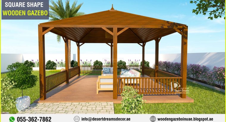 Call or Whatsapp for Wooden Gazebo Works in Uae