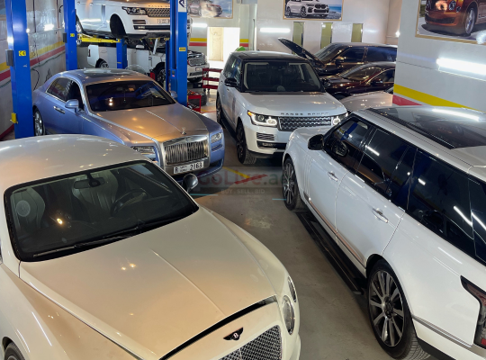 Rolls Royce and Range Rover services center in Dubai