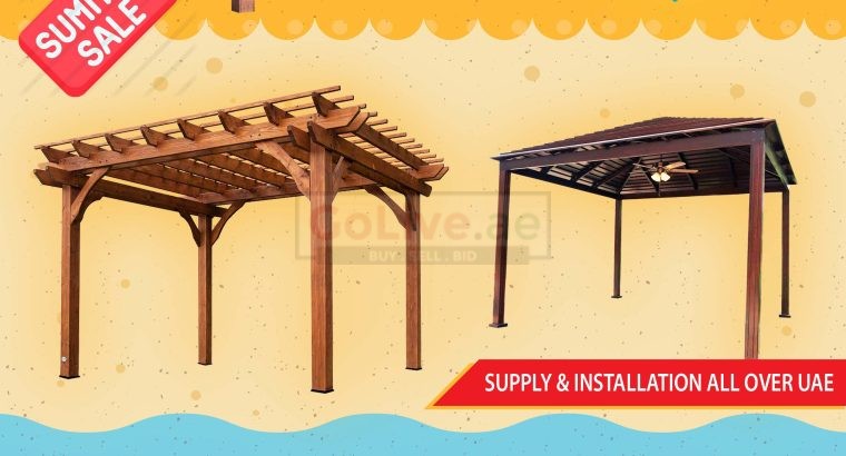 Call or Whatsapp for Wooden Pergola Works in Uae