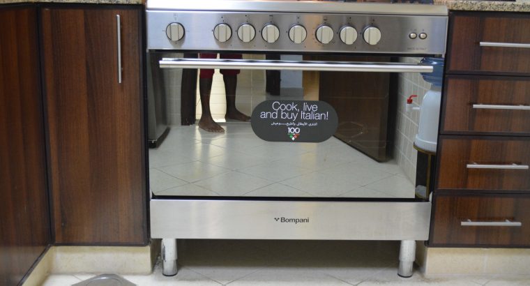 Bompani Gas Cooker 5 Burners With Oven and Grill