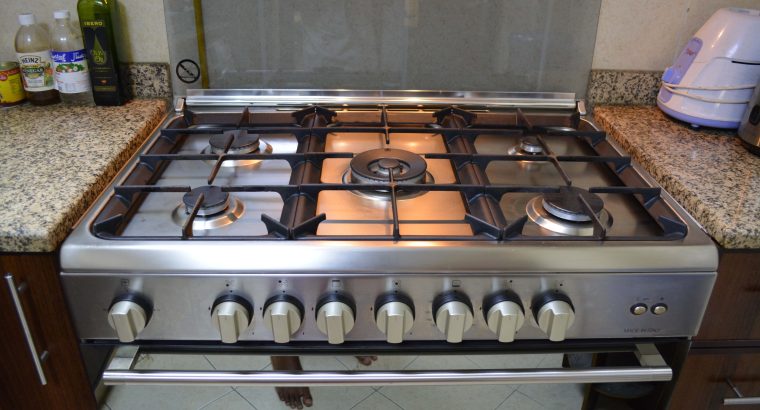 Bompani Gas Cooker 5 Burners With Oven and Grill