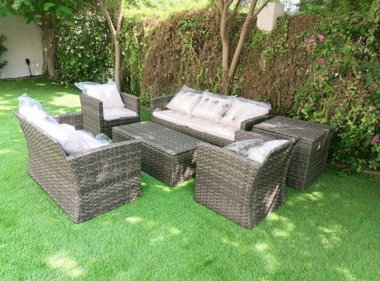7 Seater Outdoor Sofa Set With Storage Box