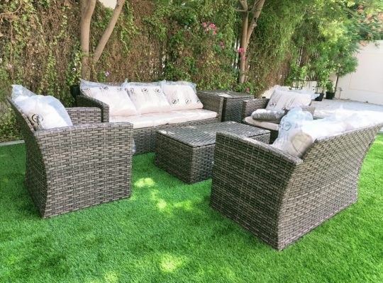7 Seater Outdoor Sofa Set With Storage Box