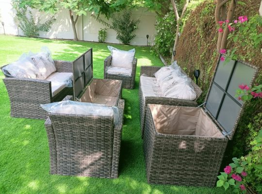 7 Seater Outdoor Sofa Set With Storage Box