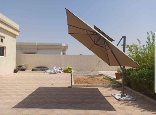 Aluminum frame outdoor 3×3 umbrella