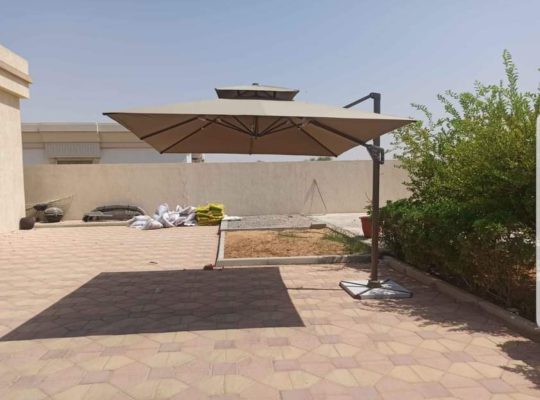 Aluminum frame outdoor 3×3 umbrella