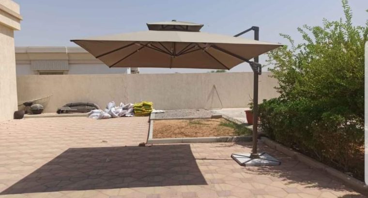 Aluminum frame outdoor 3×3 umbrella