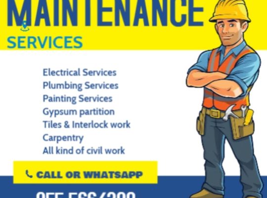 ELECTRICAL, PLUMBING, PAINTING, GYPSUM, TILES