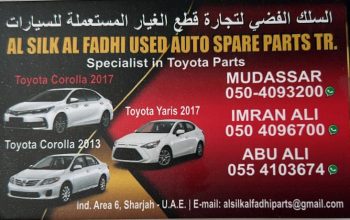 TOYOTA parts available ( Used Toyota Spare Parts Dealer Sharjah Market )