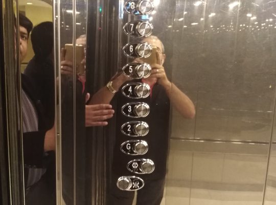 Glass Elevator Villa