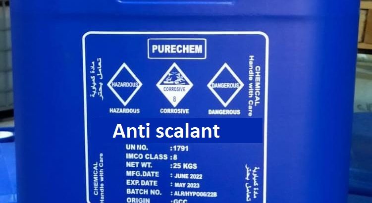 Water treatment Chemicals ( RO Anti Scalant Chemicals )