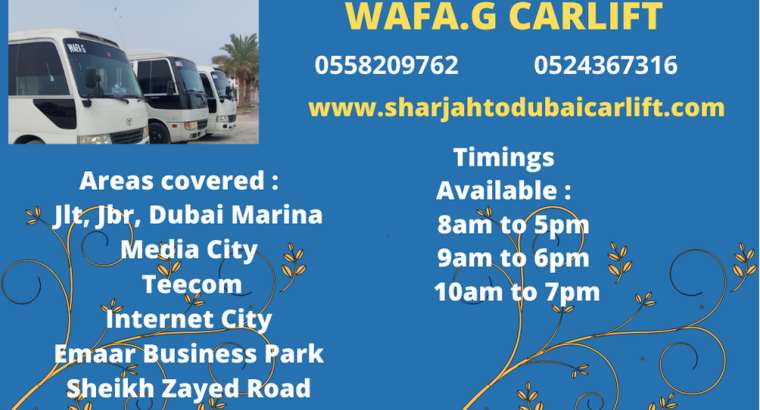 Sharjah To Dubai Car Lift