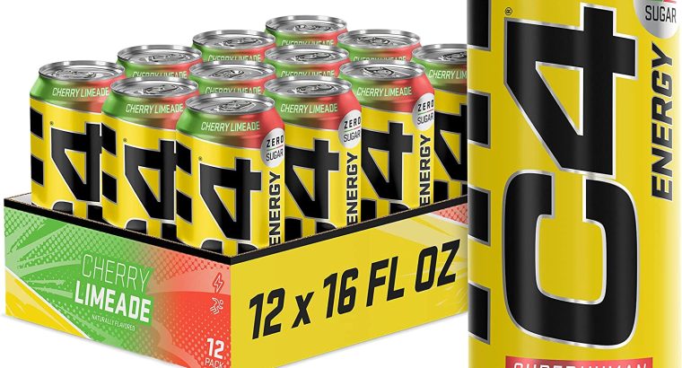 Cellucor C4 Sugar Free Energy Drink (Cherry Limeade, 16oz ) – Pack of 12