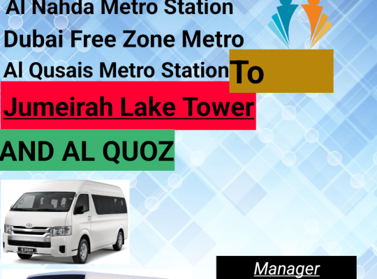 Car Lift Al Nahda Al Qusais to JLT And Al Quoz
