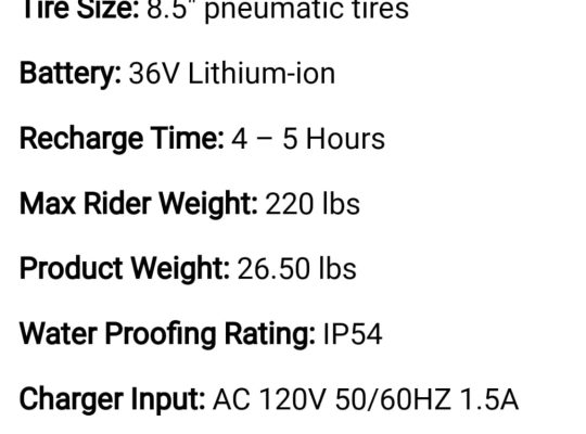 Electric scooty for sale