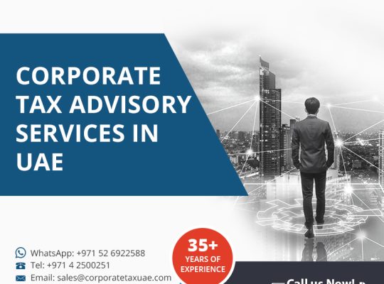 Corporate Tax Advisory and Consulting services in UAE