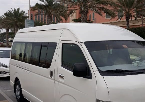 14, 30 seatable Toyota van available for carlift