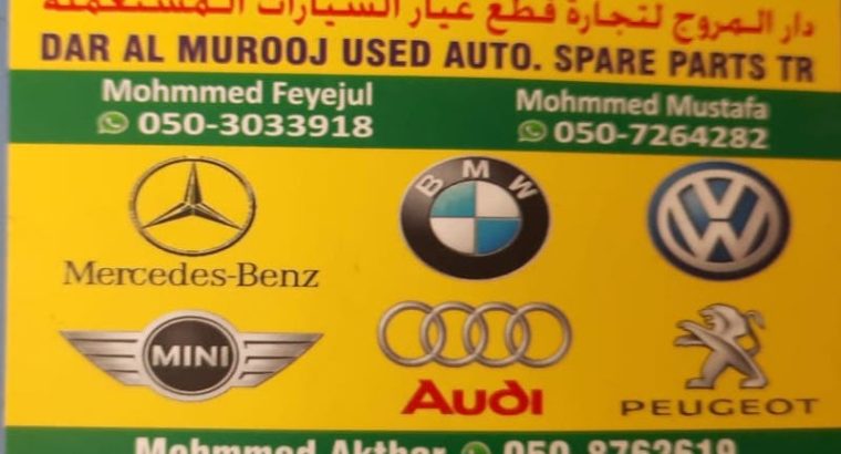 DAR AL MUROOJ BMW,MINI,AUDI, USED AUTO SPARE PARTS TR. (Used auto parts, Dealer, Sharjah spare parts Market)