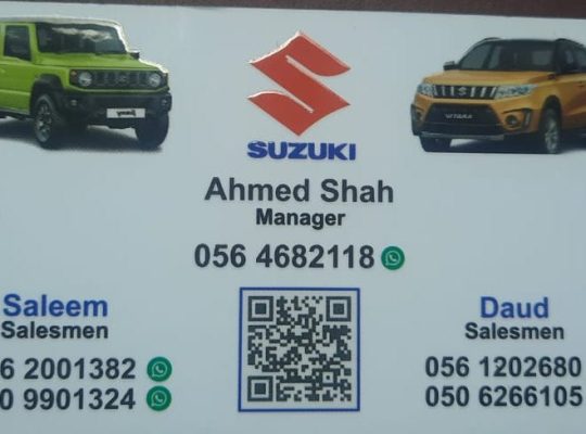 AHMED SHAH USED SUZUKI ,AUTO SPARE PARTS TR. (Used auto parts, Dealer, Sharjah spare parts Market)