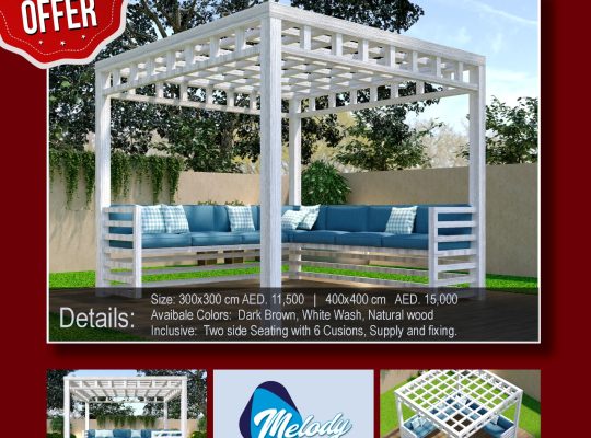 New Wooden Pergola in Dubai | Wooden Pergola in Abu Dhabi | Wooden Pergola in Sharjah