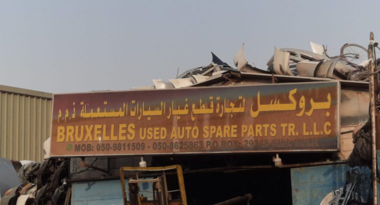 BRUXELLES TOYOTA USED AUTO SPARE PARTS TR. (Used auto parts, Dealer, Sharjah spare parts Market)