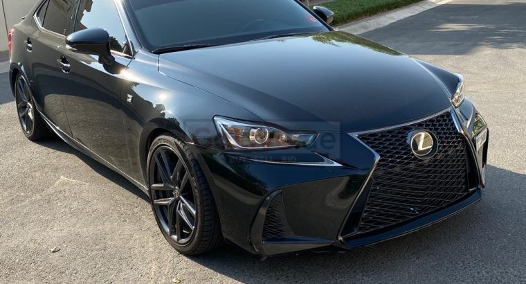Lexus IS 350 F sports 2017 American specs