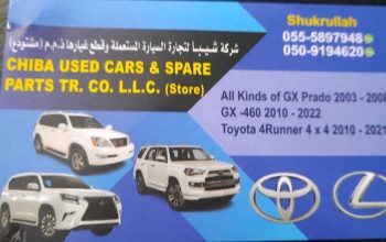 CHIBA LEXUS, TOYOTA USED CARS & SPARE PARTS TR (Used auto parts, Dealer, Sharjah spare parts Markets)