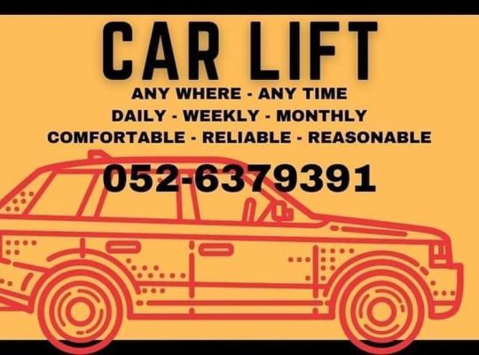 Car Lift – Sharjah To Dubai/Dubai To Sharjah