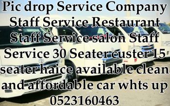 Pick drop Service Company Staff Service Restaurant Staff Service