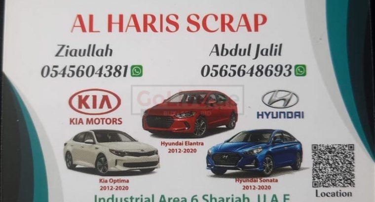 GUARDIAN USED HYUNDAI, KIA, CARS & SPARE PARTS TR. ( Used auto parts, Dealer, Sharjah spare parts Markets)