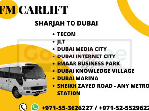 Car Lift Sharjah to JLT Media city Internet City Tecom