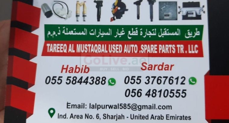 TAREEQ AL MUSTAQBALUSED TOYOTA, NISSAN, MITSUBISHI AUTO SPARE PARTS TR. (Used auto parts, Dealer, Sharjah spare parts Markets)