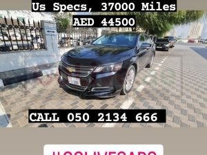 CHEVROLET IMPALA 2019, MID OPTION, US SPECS FOR SALE CALL 050 2134666